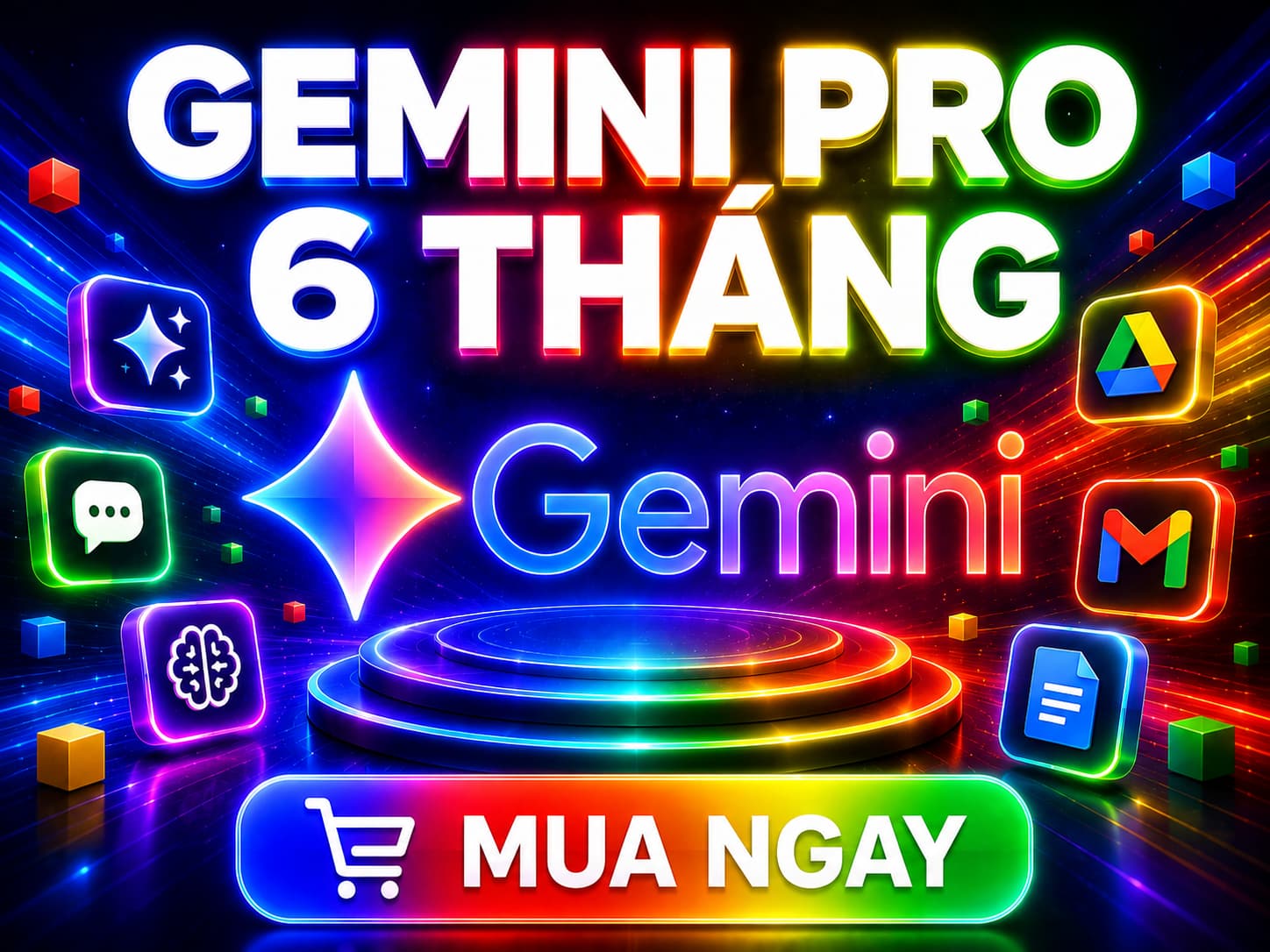Gemini Pro 6 tháng (Nâng cấp chính chủ)