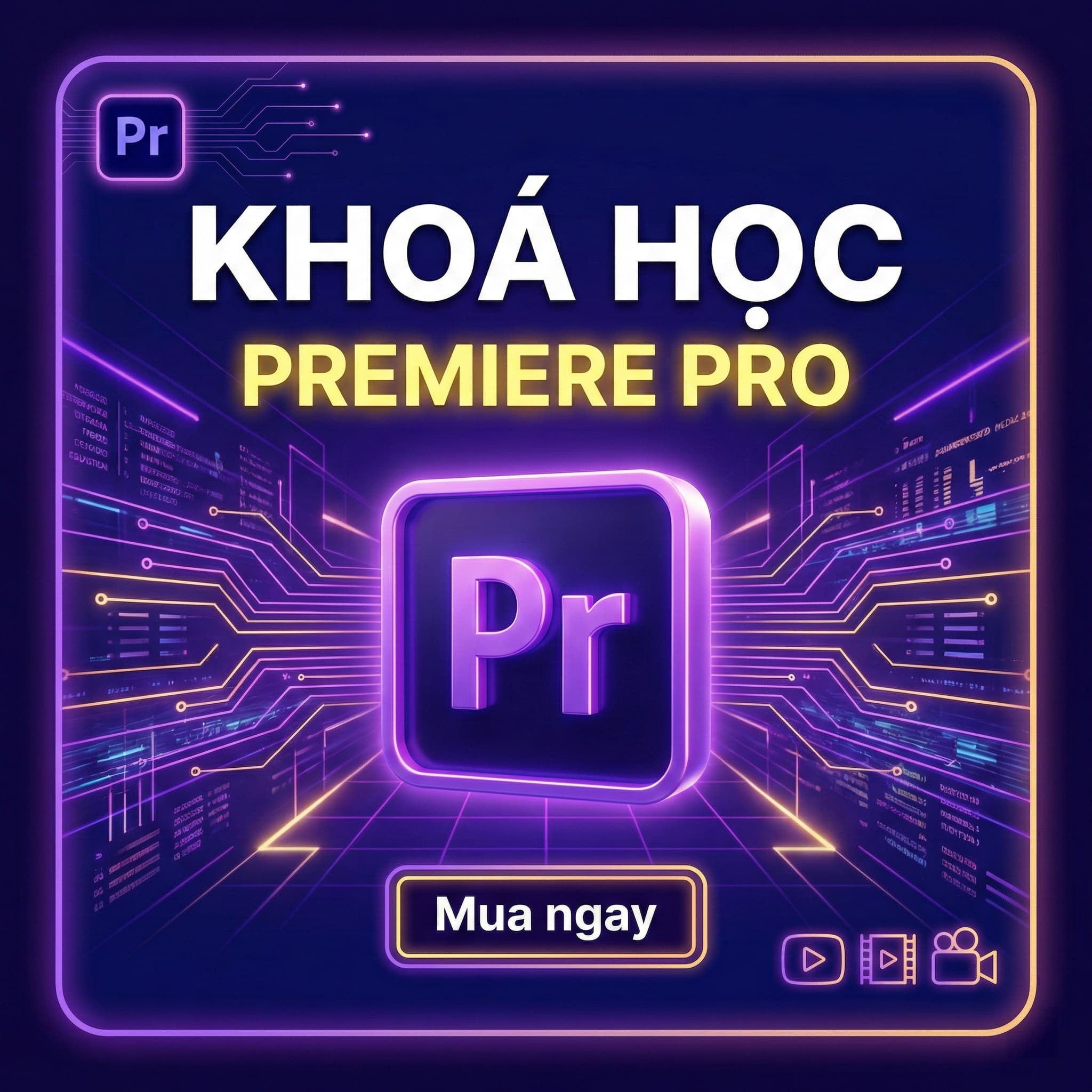 Khóa Học Premiere Pro từ cơ bản tới nâng cao