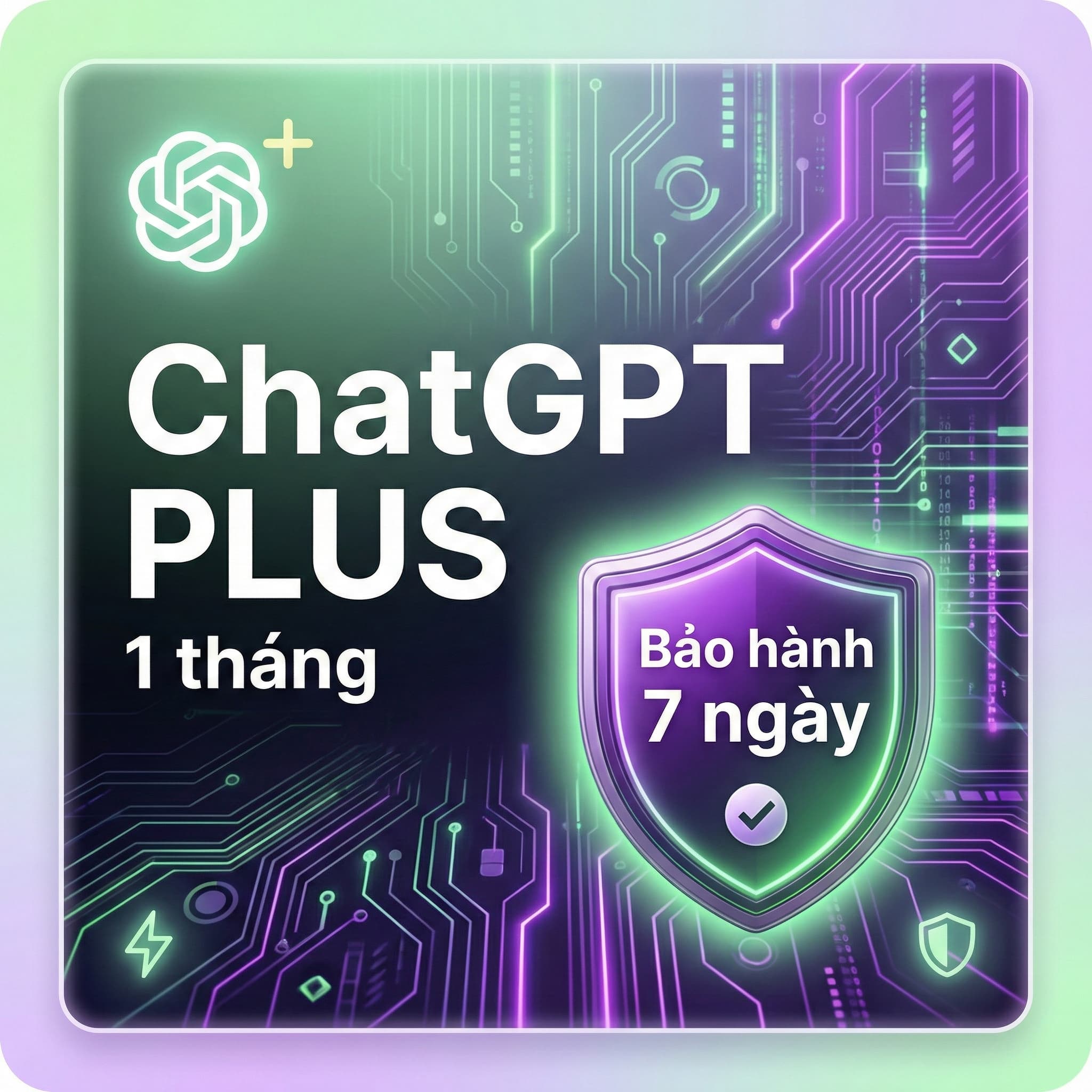 ChatGPT Plus 1 Tháng ( Bảo hành 7 ngày)